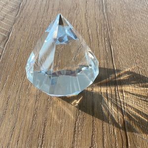 Tiffany diamond shaped paper weight